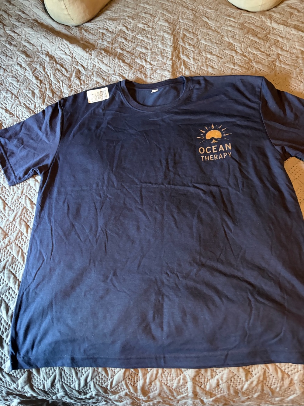 Ocean Therapy  Navy  Graphic Short Sleeve Tee